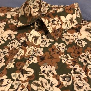 Hawaiian Print Short Sleeve Shirt